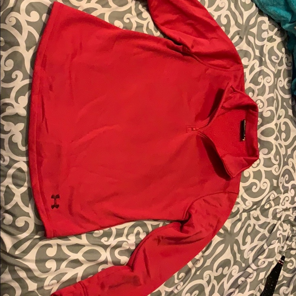 Pink/Red Under Armour Quarter Zip
